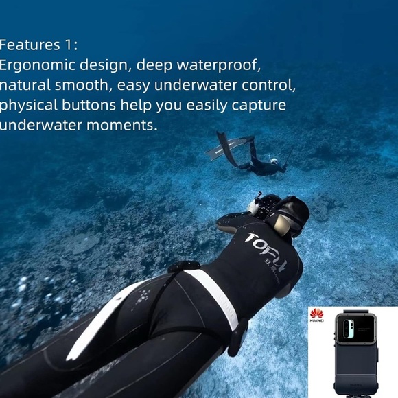 Original for Huawei P30 Pro Snorkelling Case 10m Underwater Shooting Case (d01) - Picture 4 of 8